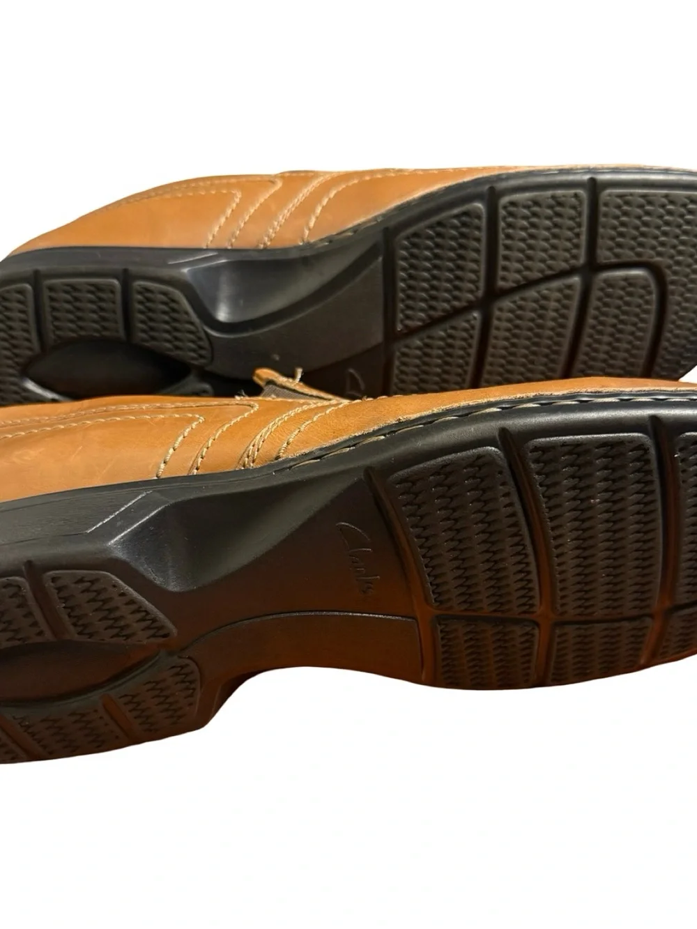 Clarks Northam Racer Slip On Leather‎ Loafer Cognac Men's 13